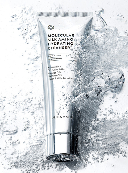 Allies Of Skin Molecular Silk Amino Hydrating Cleanser  Молекулярное очищающее средство
