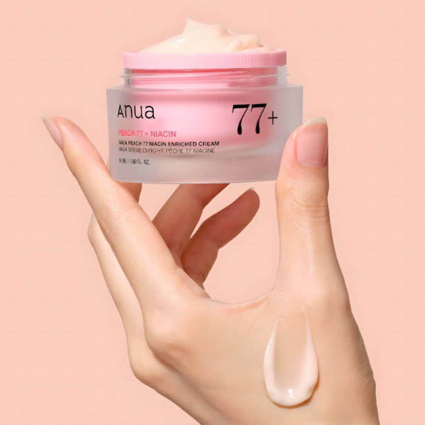 Anua Peach 77 Niacin Enriched Cream Укрепляющий крем с ниацинамидом